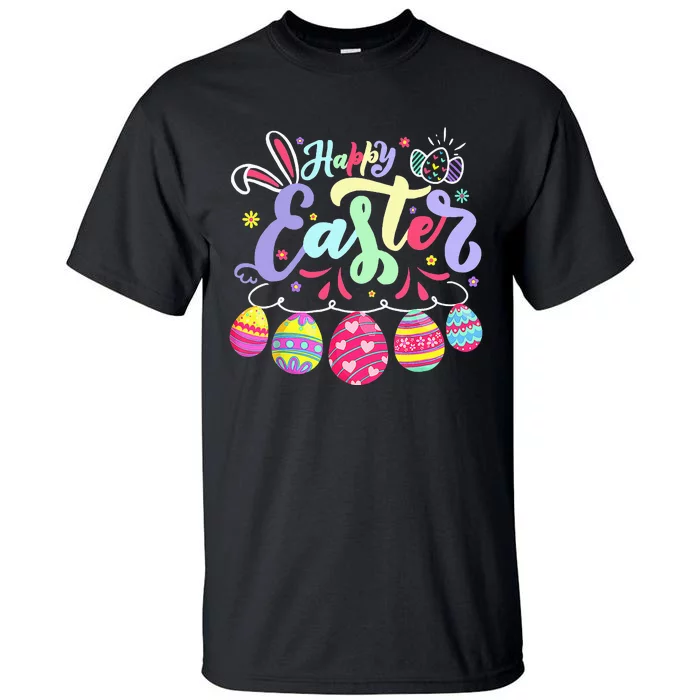 Happy Easter Bunny Spring Easter Egg Hunt Easter Tall T-Shirt