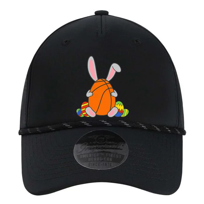 Happy Easter Basketball Bunny Ears Funny Egg Performance The Dyno Cap