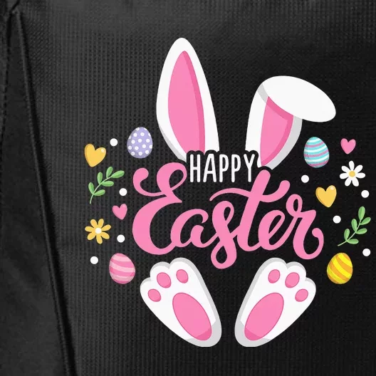 Happy Easter Bunny Easter Egg Hunt Squad Easter  Family City Backpack