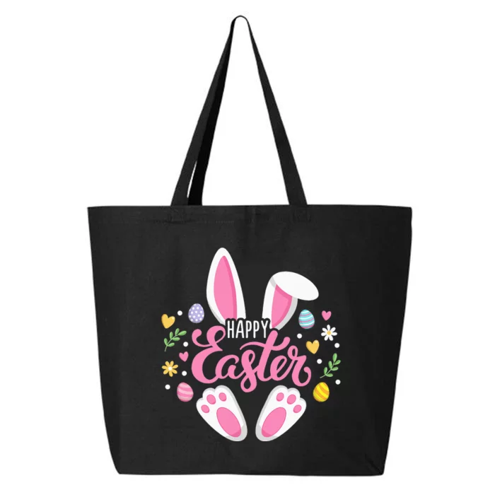 Happy Easter Bunny Easter Egg Hunt Squad Easter  Family 25L Jumbo Tote