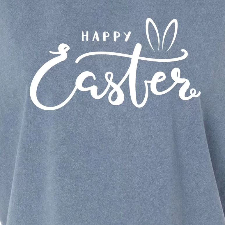 Happy Easter Bunny Ears Garment-Dyed Women's Muscle Tee