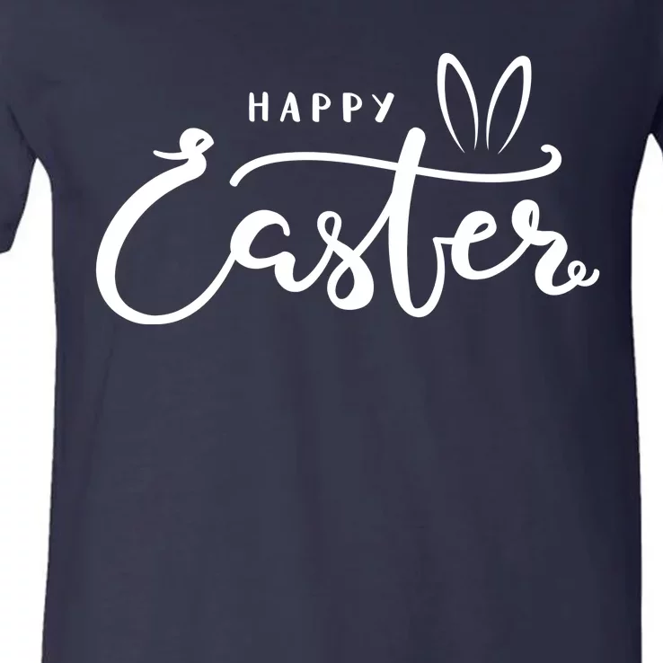 Happy Easter Bunny Ears V-Neck T-Shirt