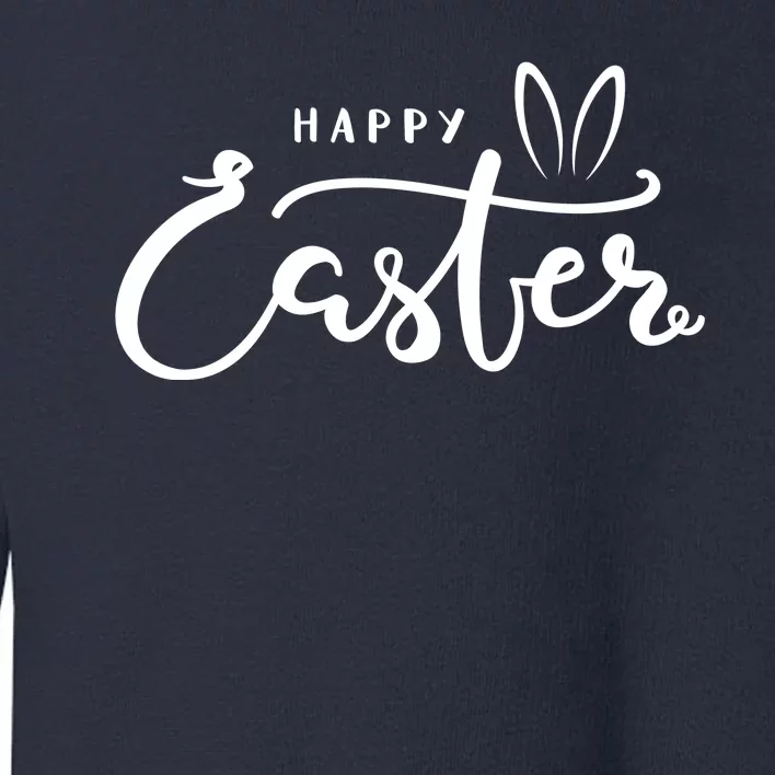 Happy Easter Bunny Ears Toddler Sweatshirt