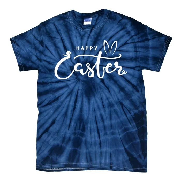 Happy Easter Bunny Ears Tie-Dye T-Shirt