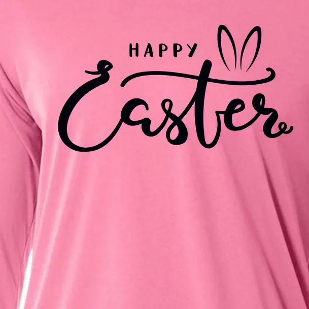 Happy Easter Bunny Ears Cooling Performance Long Sleeve Crew