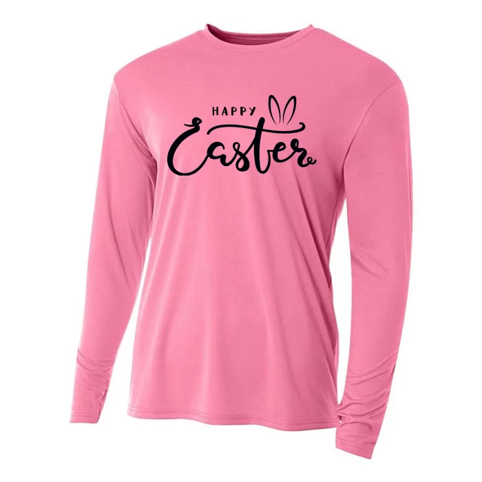 Happy Easter Bunny Ears Cooling Performance Long Sleeve Crew