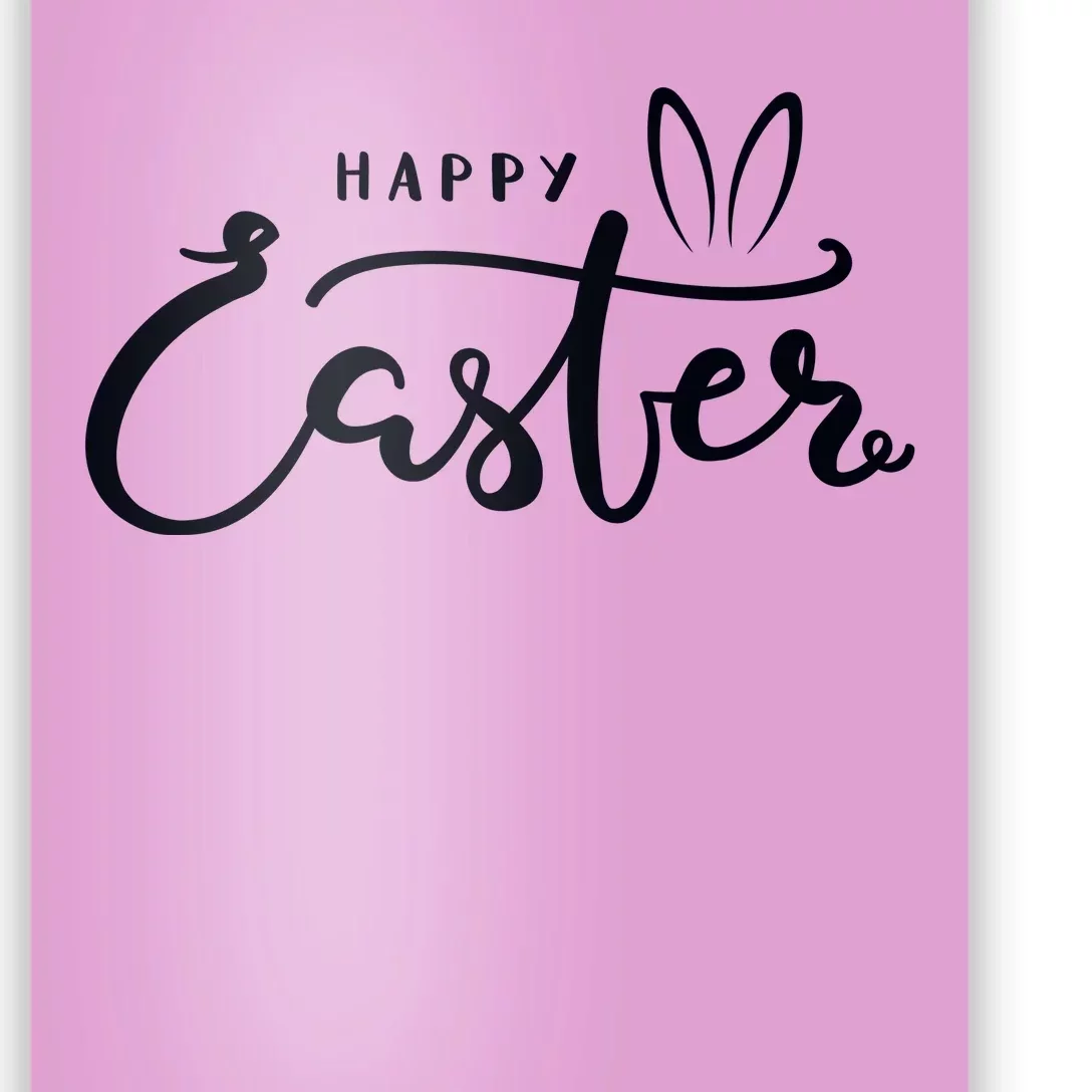 Happy Easter Bunny Ears Poster