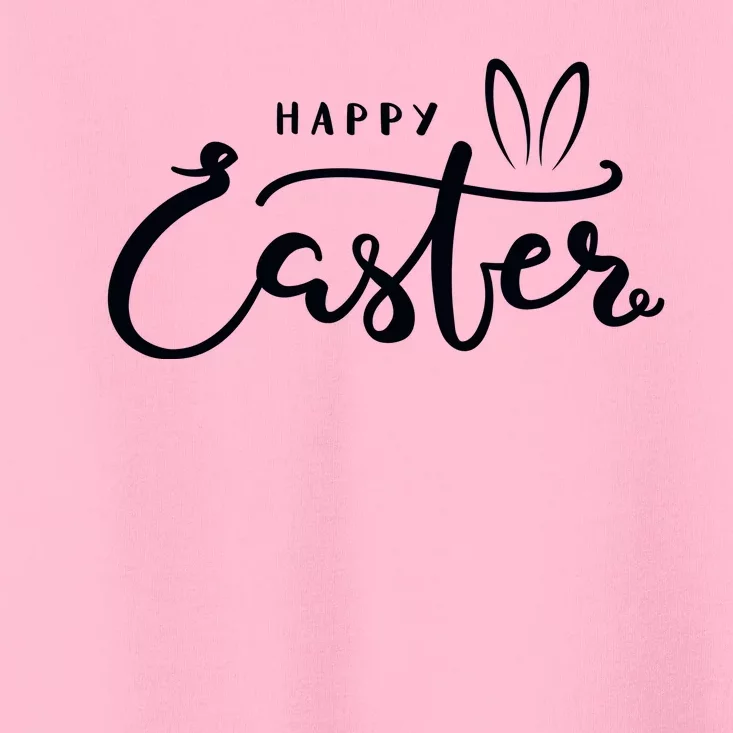 Happy Easter Bunny Ears Toddler T-Shirt