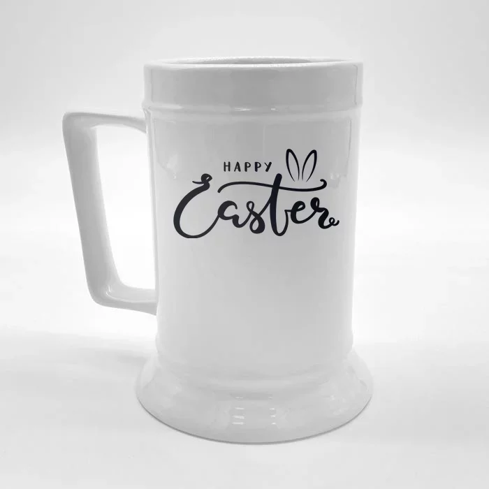 Happy Easter Bunny Ears Front & Back Beer Stein