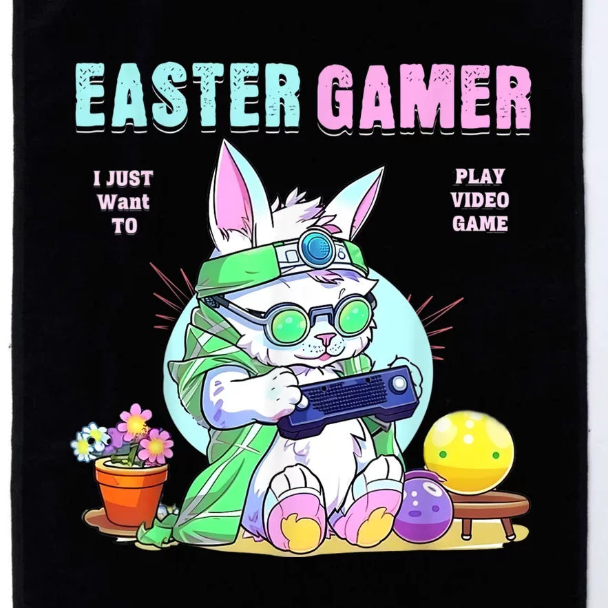 Happy Easter Bunny Funny Gamer Video Game Platinum Collection Golf Towel