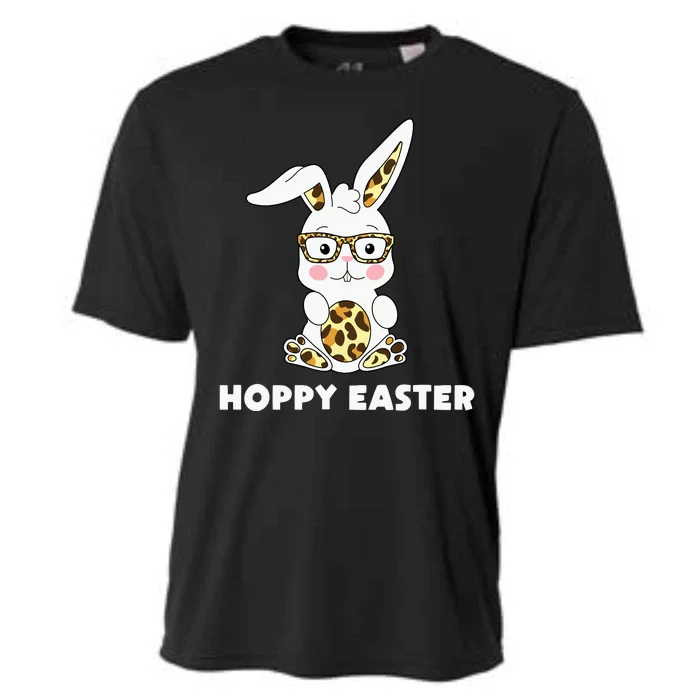 Hoppy Easter Bunny Cute Holiday Cooling Performance Crew T-Shirt