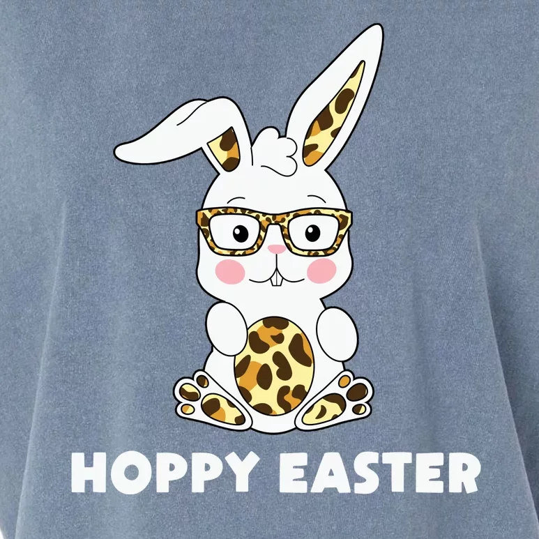 Hoppy Easter Bunny Cute Holiday Garment-Dyed Women's Muscle Tee