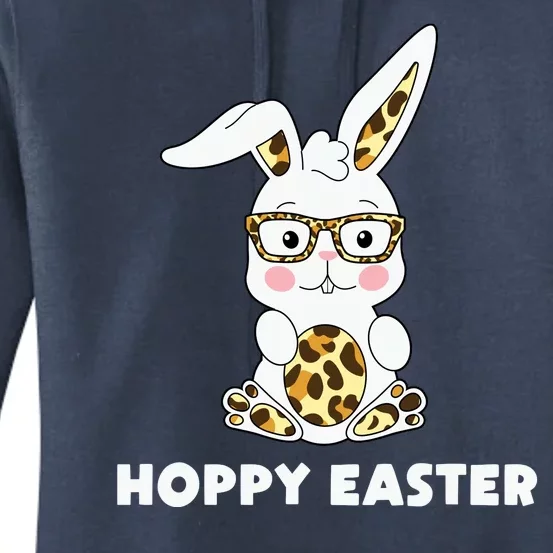 Hoppy Easter Bunny Cute Holiday Women's Pullover Hoodie