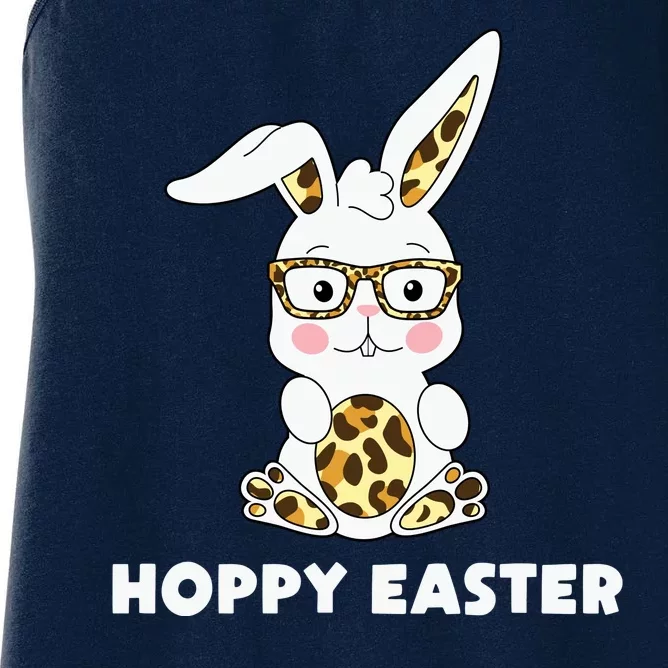 Hoppy Easter Bunny Cute Holiday Women's Racerback Tank