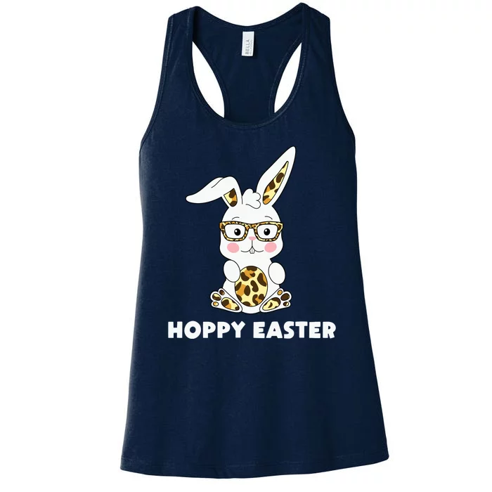 Hoppy Easter Bunny Cute Holiday Women's Racerback Tank