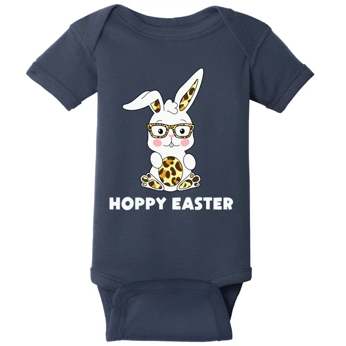 Hoppy Easter Bunny Cute Holiday Baby Bodysuit