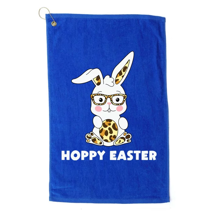 Hoppy Easter Bunny Cute Holiday Platinum Collection Golf Towel