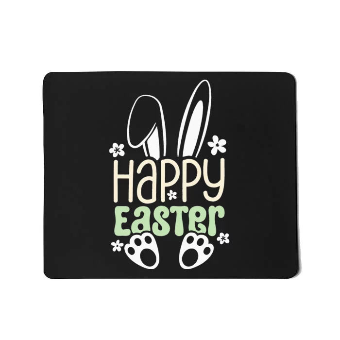 Happy Easter Bunny Cute Easter Design Mousepad