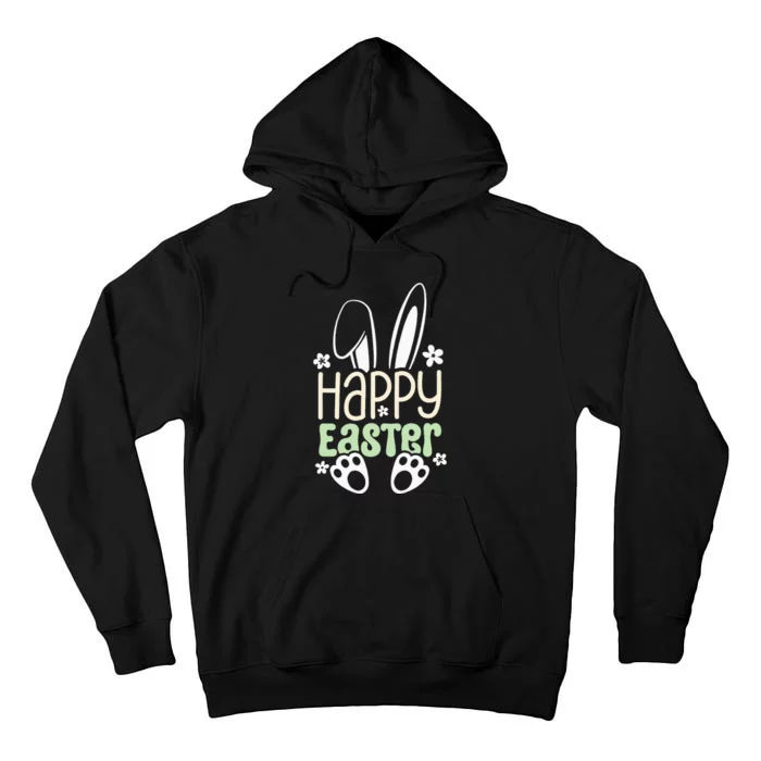 Happy Easter Bunny Cute Easter Design Tall Hoodie