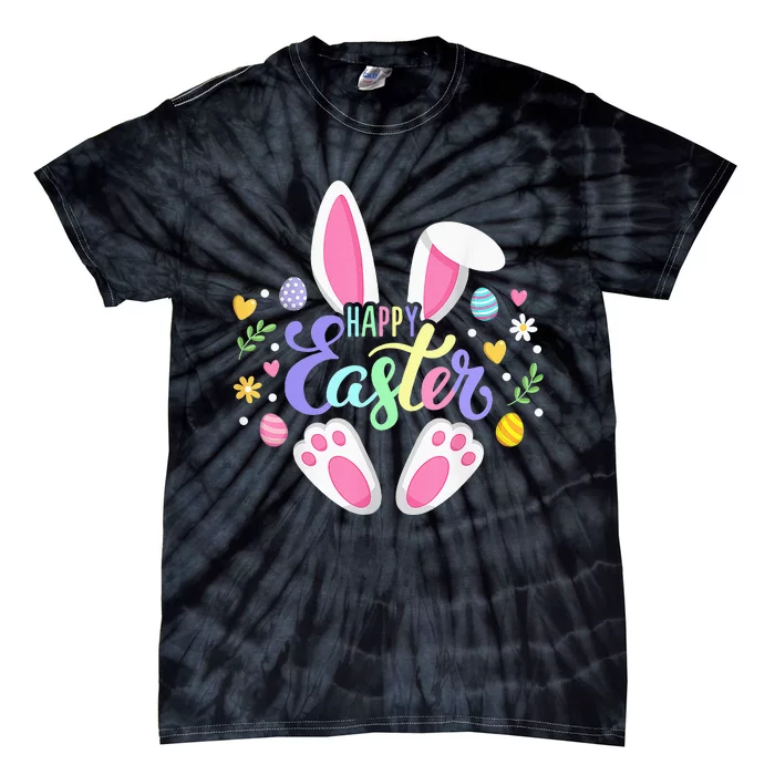 Happy Easter Bunny Easter Egg Hunt Squad Easter Family Tie-Dye T-Shirt