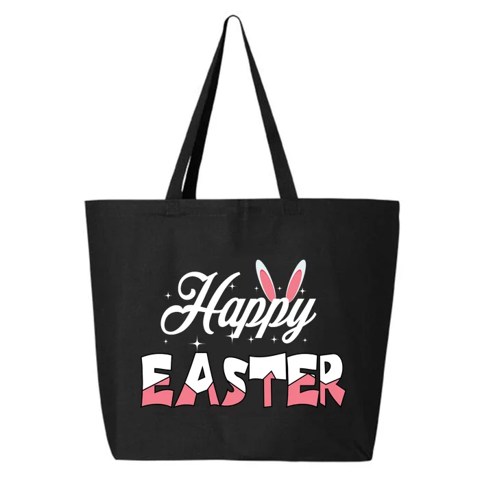 Happy Easter Bunny Easter Egg Hunt Squad Easter Day 25L Jumbo Tote