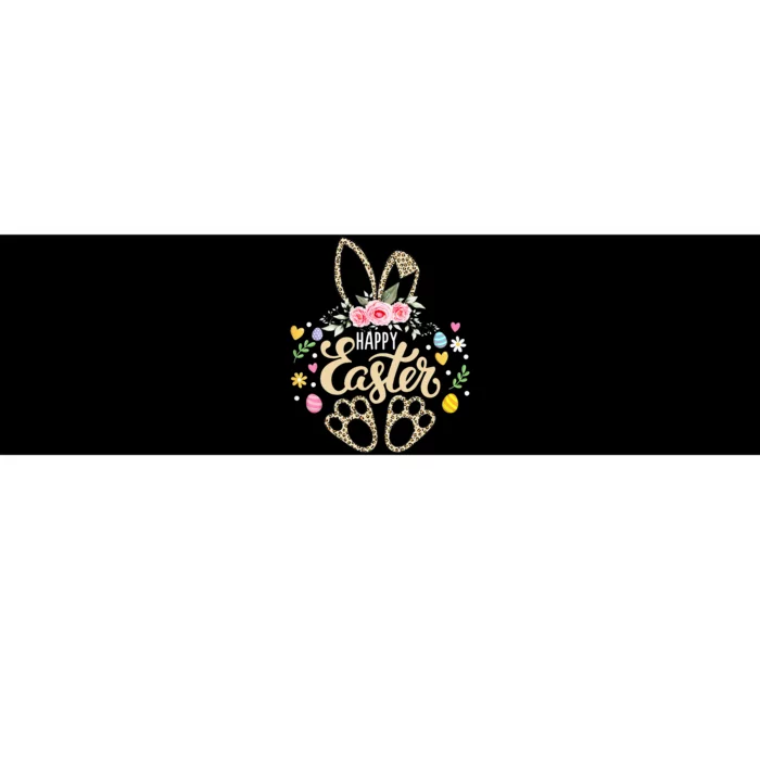 Happy Easter Bunny Leopard Easter Egg Hunt Easter Bumper Sticker