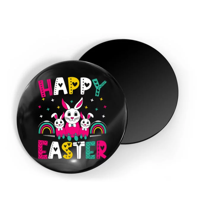 Happy Easter Bunny Easter Egg Hunt Squad Easter Day Magnet