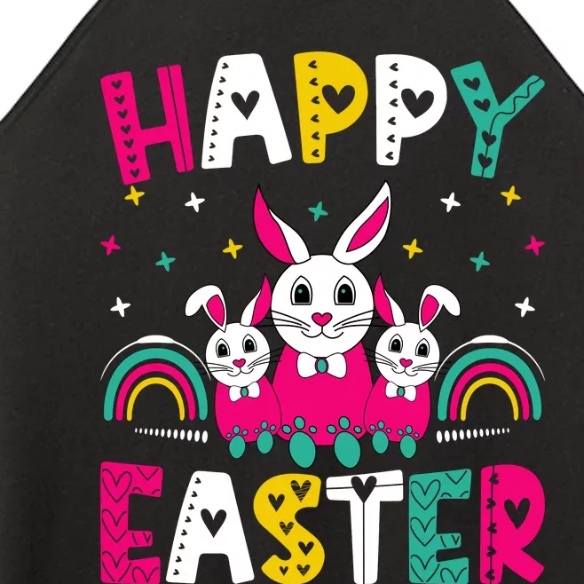 Happy Easter Bunny Easter Egg Hunt Squad Easter Day Women’s Perfect Tri Rocker Tank