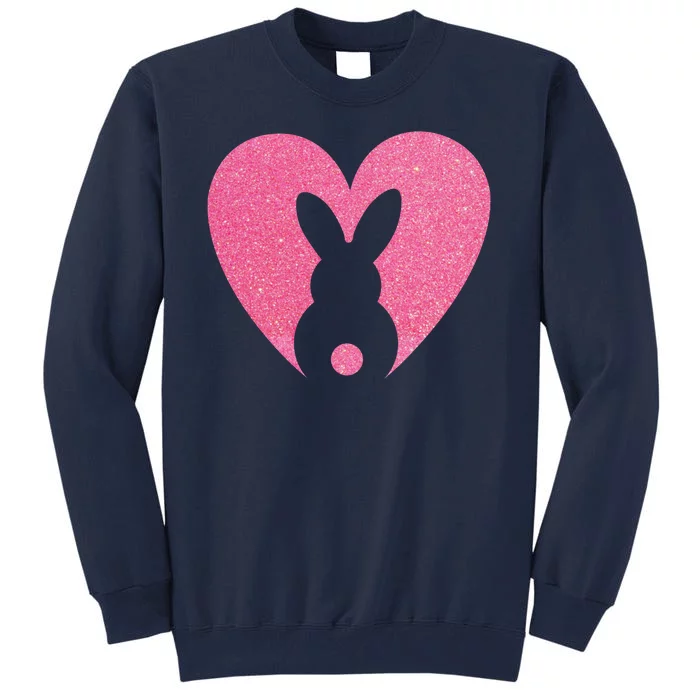 Heart Easter Bunny Tall Sweatshirt