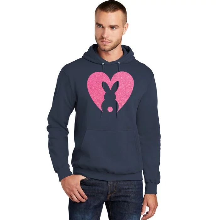 Heart Easter Bunny Tall Hoodie