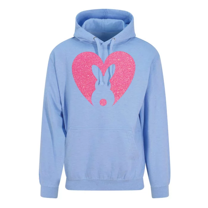 Heart Easter Bunny Unisex Surf Hoodie