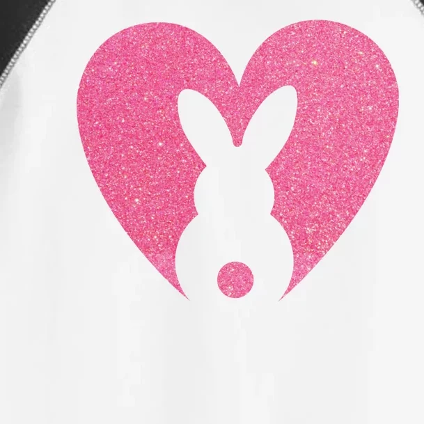 Heart Easter Bunny Toddler Fine Jersey T-Shirt