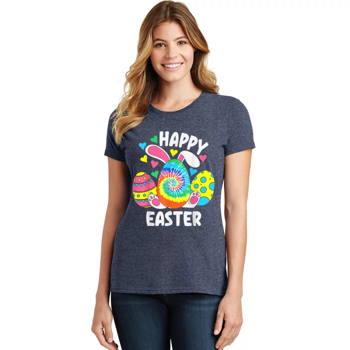 Happy Easter Bunny Rabbit Funny Easter Egg Women's T-Shirt