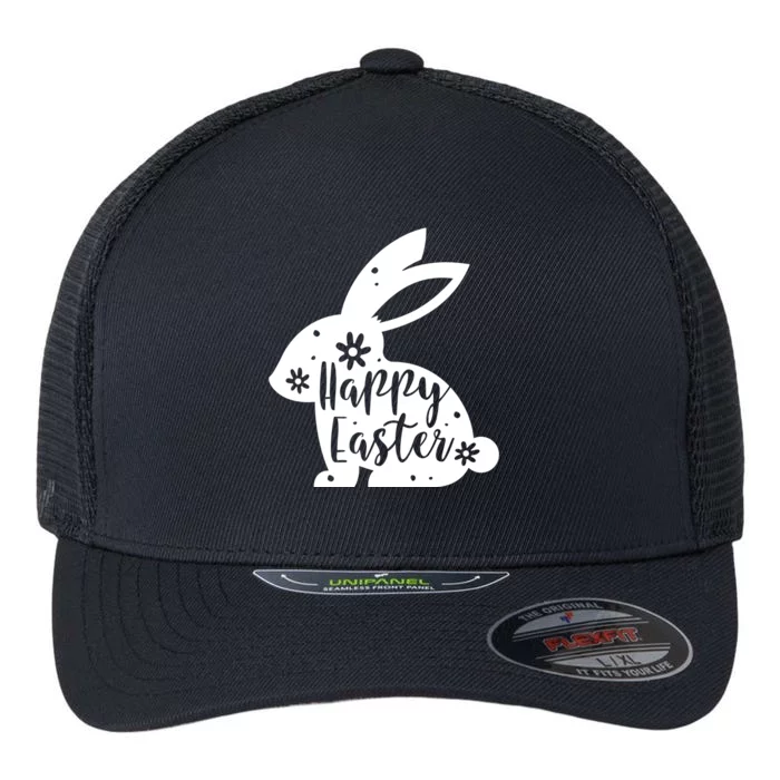 Happy Easter Bunny Gift Flexfit Unipanel Trucker Cap