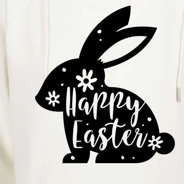 Happy Easter Bunny Gift Womens Funnel Neck Pullover Hood