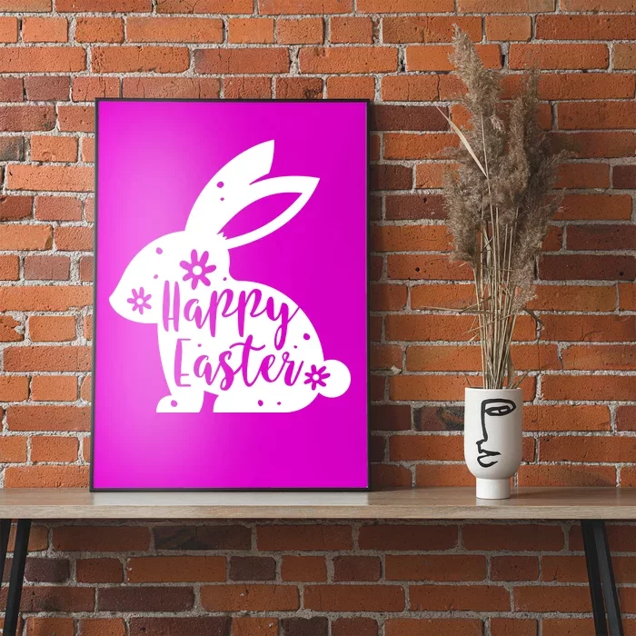 Happy Easter Bunny Gift Poster