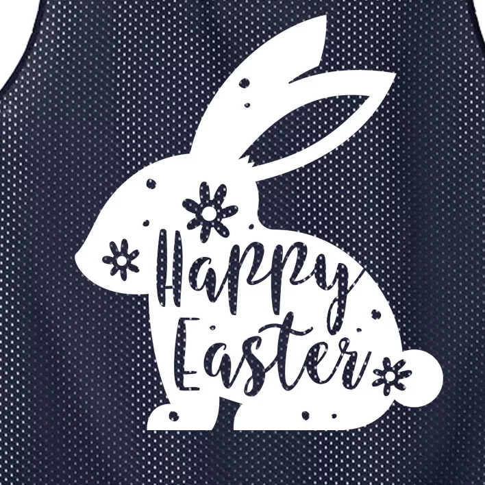 Happy Easter Bunny Gift Mesh Reversible Basketball Jersey Tank