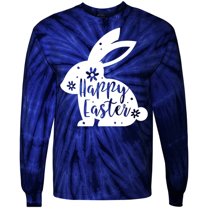 Happy Easter Bunny Gift Tie-Dye Long Sleeve Shirt