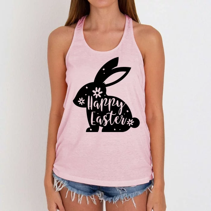 Happy Easter Bunny Gift Women's Knotted Racerback Tank