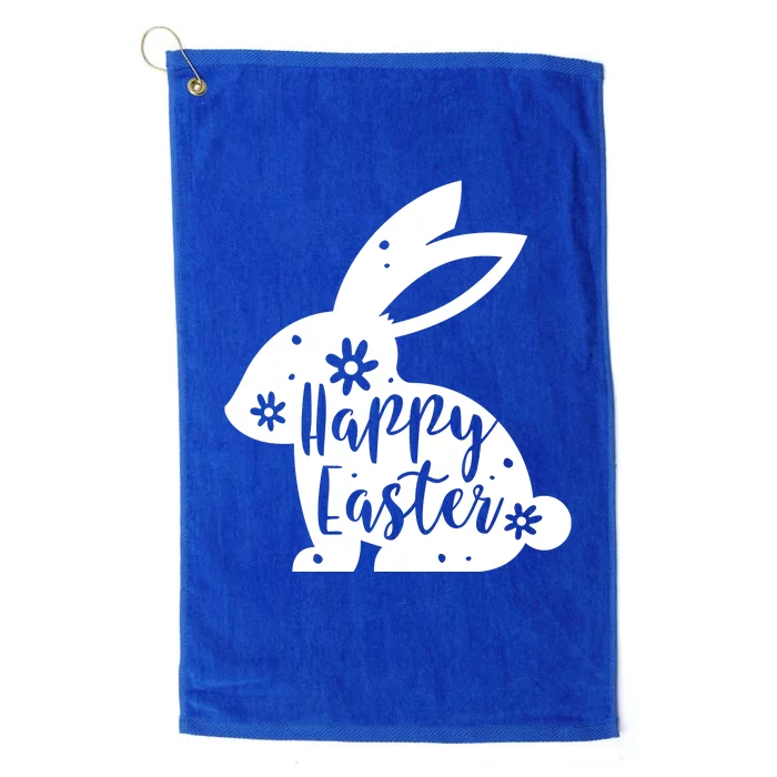 Happy Easter Bunny Gift Platinum Collection Golf Towel