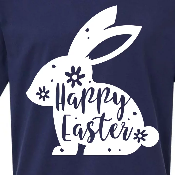 Happy Easter Bunny Gift Sueded Cloud Jersey T-Shirt