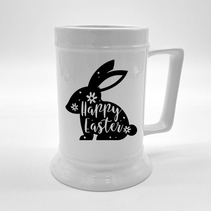 Happy Easter Bunny Gift Front & Back Beer Stein