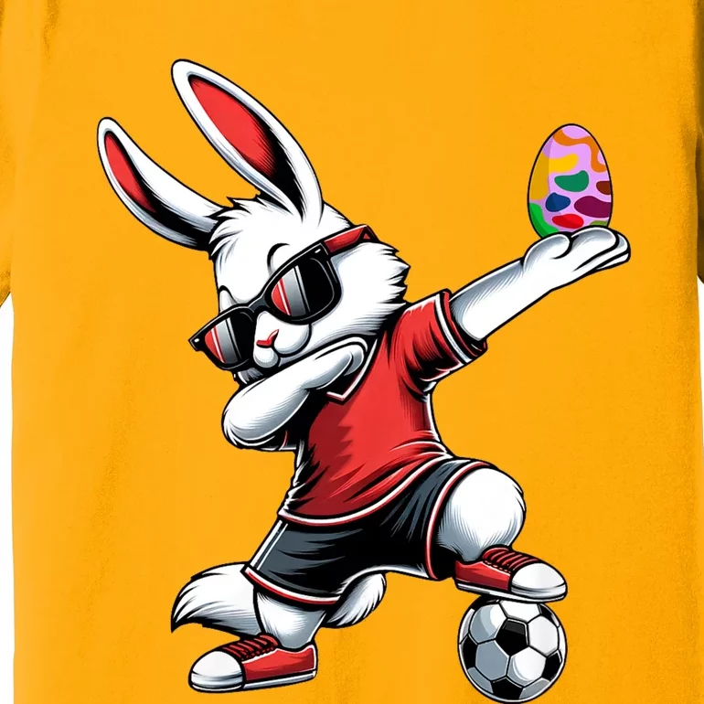 Happy Easter Bunny With Soccer Easter Sport Premium T-Shirt