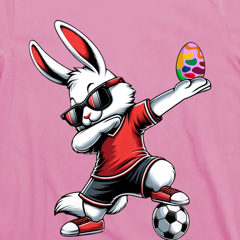 Happy Easter Bunny With Soccer Easter Sport T-Shirt