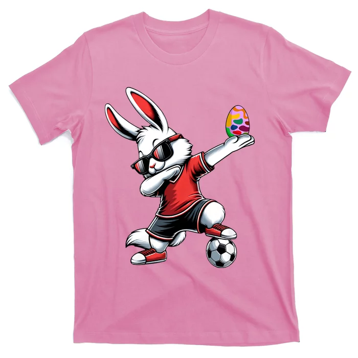 Happy Easter Bunny With Soccer Easter Sport T-Shirt