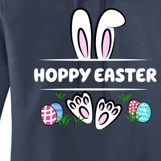 Hoppy Easter Bunny Holiday Cute Women's Pullover Hoodie