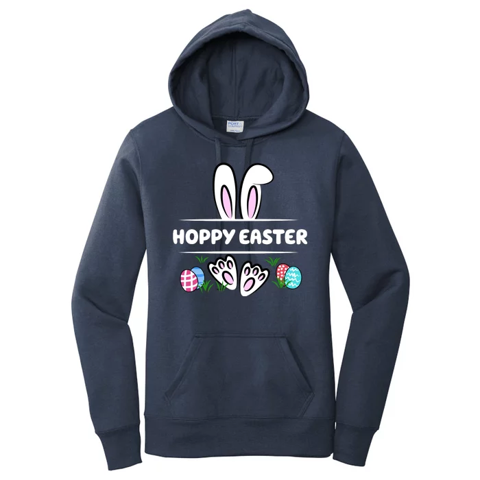 Hoppy Easter Bunny Holiday Cute Women's Pullover Hoodie