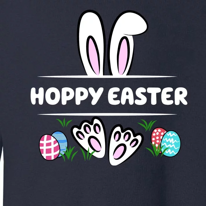 Hoppy Easter Bunny Holiday Cute Toddler Sweatshirt