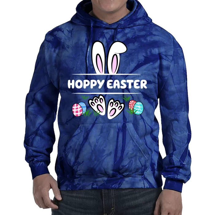 Hoppy Easter Bunny Holiday Cute Tie Dye Hoodie