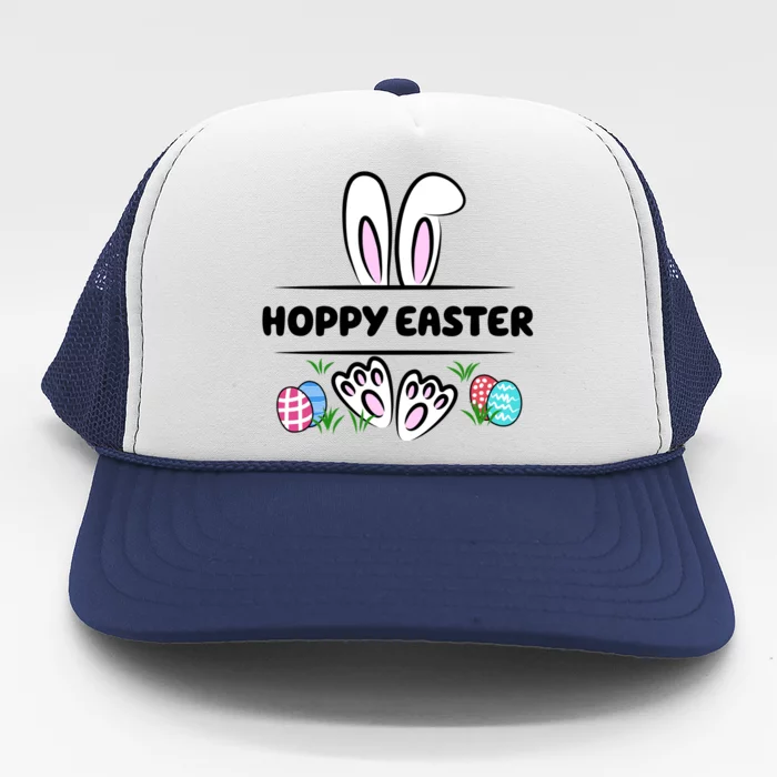 Hoppy Easter Bunny Holiday Cute Trucker Hat